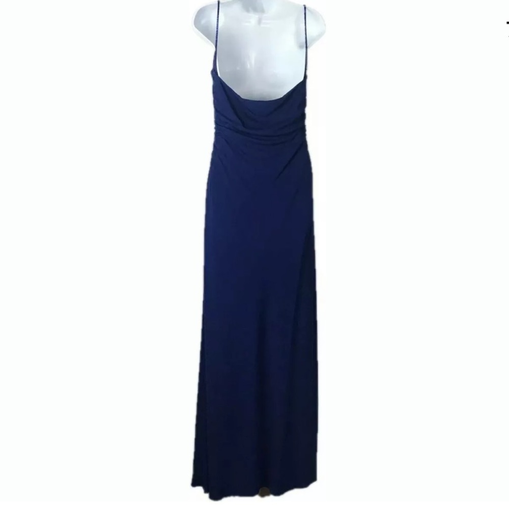 Rimini Shaw‎ Maxi Strappy Formal Dress Blue Size 8 - Picture 7 of 8